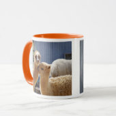 Niedliche Alpaka-Tassen Tasse (Vorderseite Links)