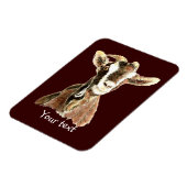 Niedliche alte Ziege, Spaß landwirtschaftlicher Nu Magnet (Linke Seite)