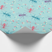 Niedliche Ameisen Goblincore-Insekten Liebhaber En Geschenkpapier (Ecke)