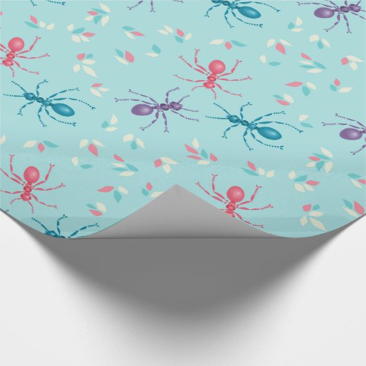 Niedliche Ameisen Goblincore-Insekten Liebhaber En Geschenkpapier (Ecke)