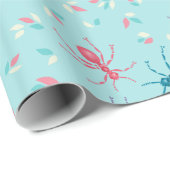 Niedliche Ameisen Goblincore-Insekten Liebhaber En Geschenkpapier (Rolleneckpunkt)