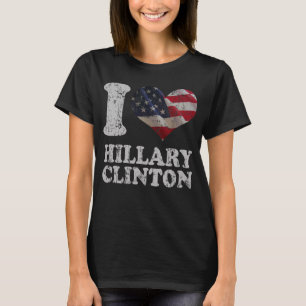 Niedliche amerikanische Flagge Hillary Clinton I T-Shirt