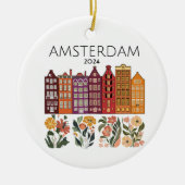 Niedliche Amsterdamer Blumenhaine Keramik Ornament (Vorne)