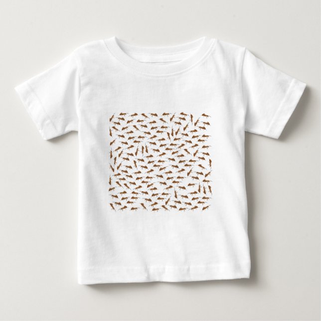 Niedliche Amts Pattern Baby T-shirt (Vorderseite)