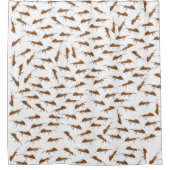 Niedliche Amts Pattern Duschvorhang (Vorderseite)