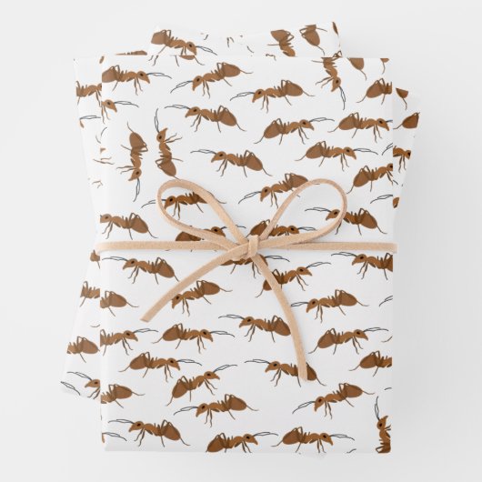 Niedliche Amts Pattern Geschenkpapier Set (Beispiel)