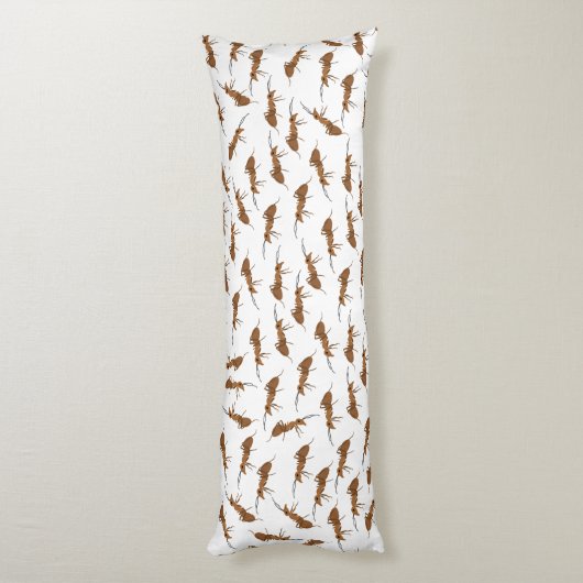 Niedliche Amts Pattern Seitenschläferkissen (Rückseite (Vertikal))