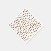 Niedliche Amts Pattern Serviette (Ecke)