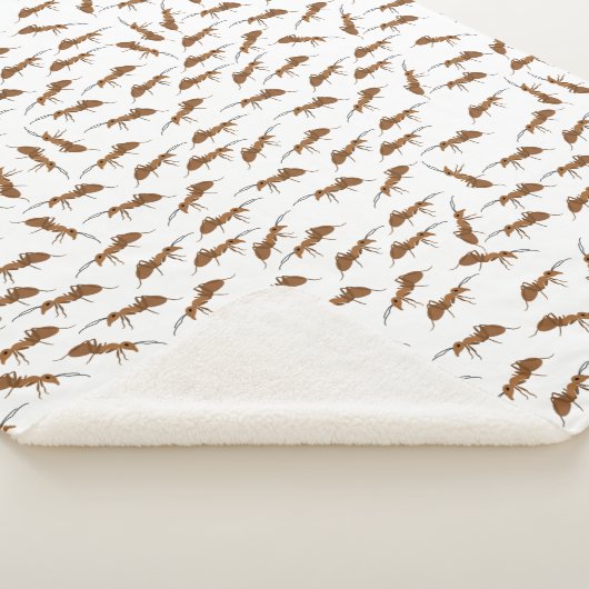 Niedliche Amts Pattern Sherpadecke (3/4)