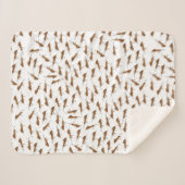 Niedliche Amts Pattern Sherpadecke (Vorderseite (Horizontal))