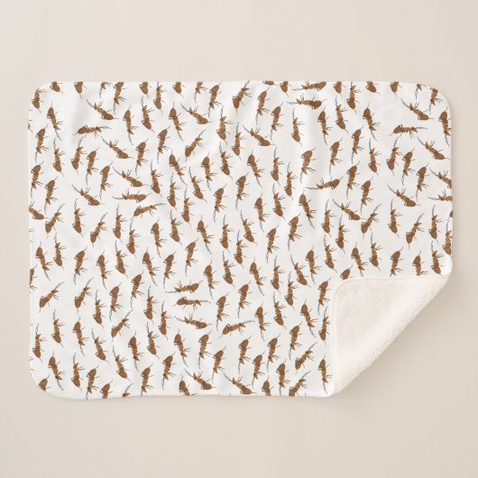 Niedliche Amts Pattern Sherpadecke (Vorderseite (Horizontal))