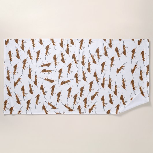 Niedliche Amts Pattern Strandtuch (Vorderseite)