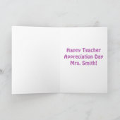 Niedliche Amuskulatur-Pun Koala Bärenlehrer Karte (Innenseite)