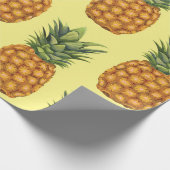 Niedliche Ananas abstrakte Darstellung Geschenkpapier (Ecke)