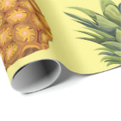 Niedliche Ananas abstrakte Darstellung Geschenkpapier (Rolleneckpunkt)