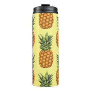 Niedliche Ananas abstrakte Darstellung Thermosbecher