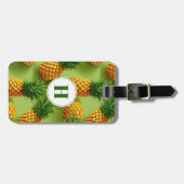 Niedliche Ananas Gepäckmarke Gepäckanhänger (Vorderseite horizontal)