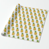 Niedliche Ananas Geschenkpapier (Ungerollt)