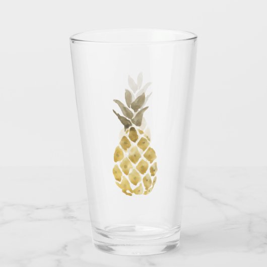 Niedliche Ananas Glas (Rückseite)