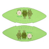 Niedliche Ananas guava feijoa Cartoon Illustration Football (Paneele)