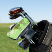 Niedliche Ananas guava feijoa Cartoon Illustration Golf Headcover (In Situ)