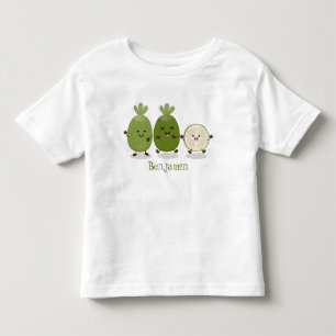 Niedliche Ananas guava feijoa Cartoon Illustration Kleinkind T-shirt