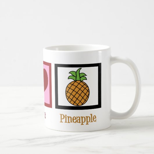 Niedliche Ananas Kaffeetasse (Rechts)
