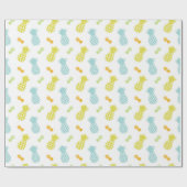 Niedliche Ananas Muster Geschenkpapier (Flach)