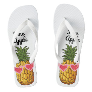 Niedliche Ananas-Sandalen, Ananas-Flip-Flops Badesandalen