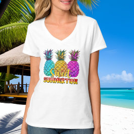 niedliche Ananas Sommerzeit T-Shirt