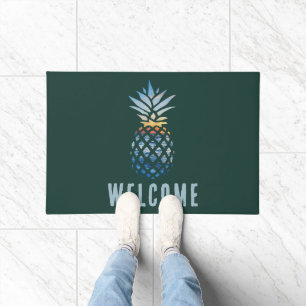 Niedliche Ananas Tropical Welcome Custom Fußmatte