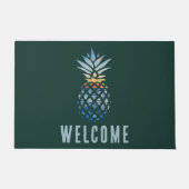Niedliche Ananas Tropical Welcome Custom Fußmatte (Vorderseite)