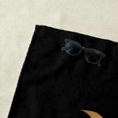 Niedliche Ananas und Girly Gold - Personalisiert Strandtuch (Beispiel)