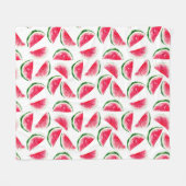 Niedliche Ananas- und Watermelonmuster Fleecedecke (Vorderseite (Horizontal))