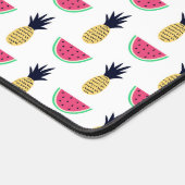 Niedliche Ananas & Watermelon Doodle Muster Schreibtischunterlage (Ecke)