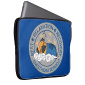 Niedliche Anästhesie / CRNA Erholung Entspannung E Laptopschutzhülle (Vorne Rechts)