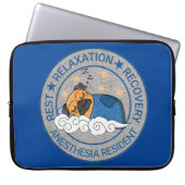 Niedliche Anästhesie / CRNA Erholung Entspannung E Laptopschutzhülle (Vorderseite)