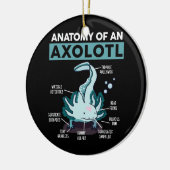 Niedliche Anatomie eines Axolotl Salamander Keramik Ornament (Links)