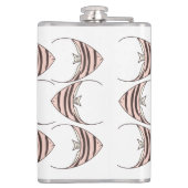 Niedliche Angelfische Flachmann (Rückseite)