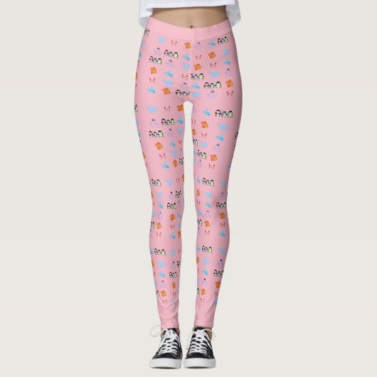 Niedliche animals/ABDL Leggings des erwachsenen (Vorderseite)