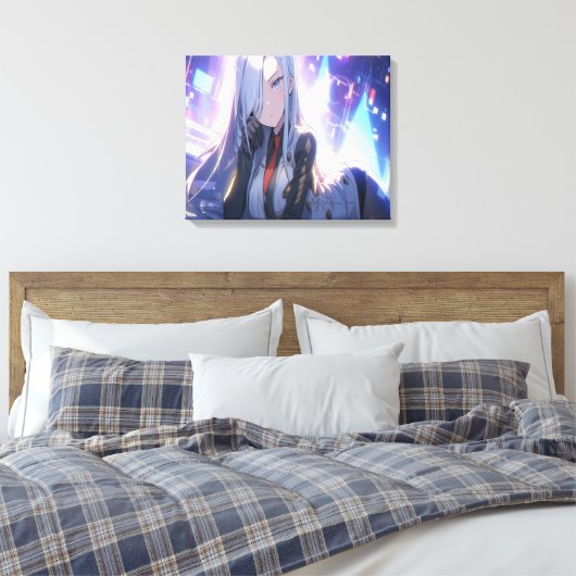 Niedliche Anime Art. Leinwanddruck (Insitu (Schlafzimmer))