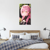 Niedliche Anime Art. Leinwanddruck (Insitu (Schlafzimmer))