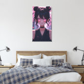 Niedliche Anime Art. Leinwanddruck (Insitu (Schlafzimmer))