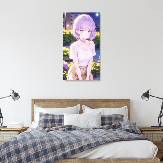Niedliche Anime Art. Leinwanddruck (Insitu (Schlafzimmer))