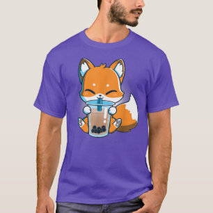 Niedliche Anime für Boba Drinking Kawaii Japanisch T-Shirt