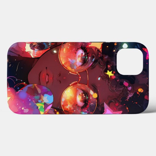 Niedliche Anime Girl American Art Case-Mate iPhone Hülle (Rückseite (Horizontal))