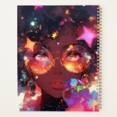 Niedliche Anime Girl American Art Planer (Rückseite)