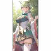 Niedliche Anime Girl, Ceres Fauna Aufkleber (Vorderseite)