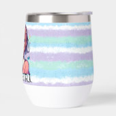 Niedliche Anime Girl Holding Bubble Tee (Links)