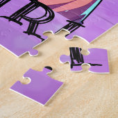 Niedliche Anime Girl Holding Bubble Tee Personalis Puzzle (Seite)